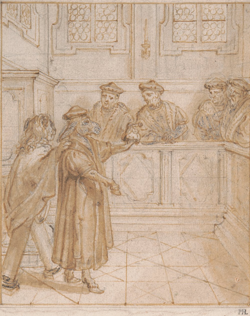 Doctor Ass (Satíra a jogról) alkotó: Abraham van Diepenbeeck