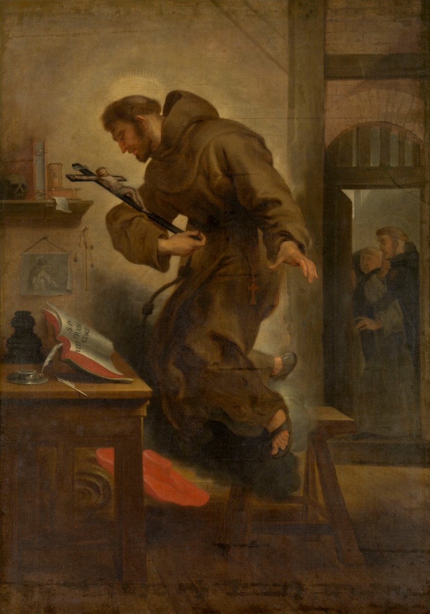 Szent Bonaventura eksztázisban alkotó: Abraham van Diepenbeeck