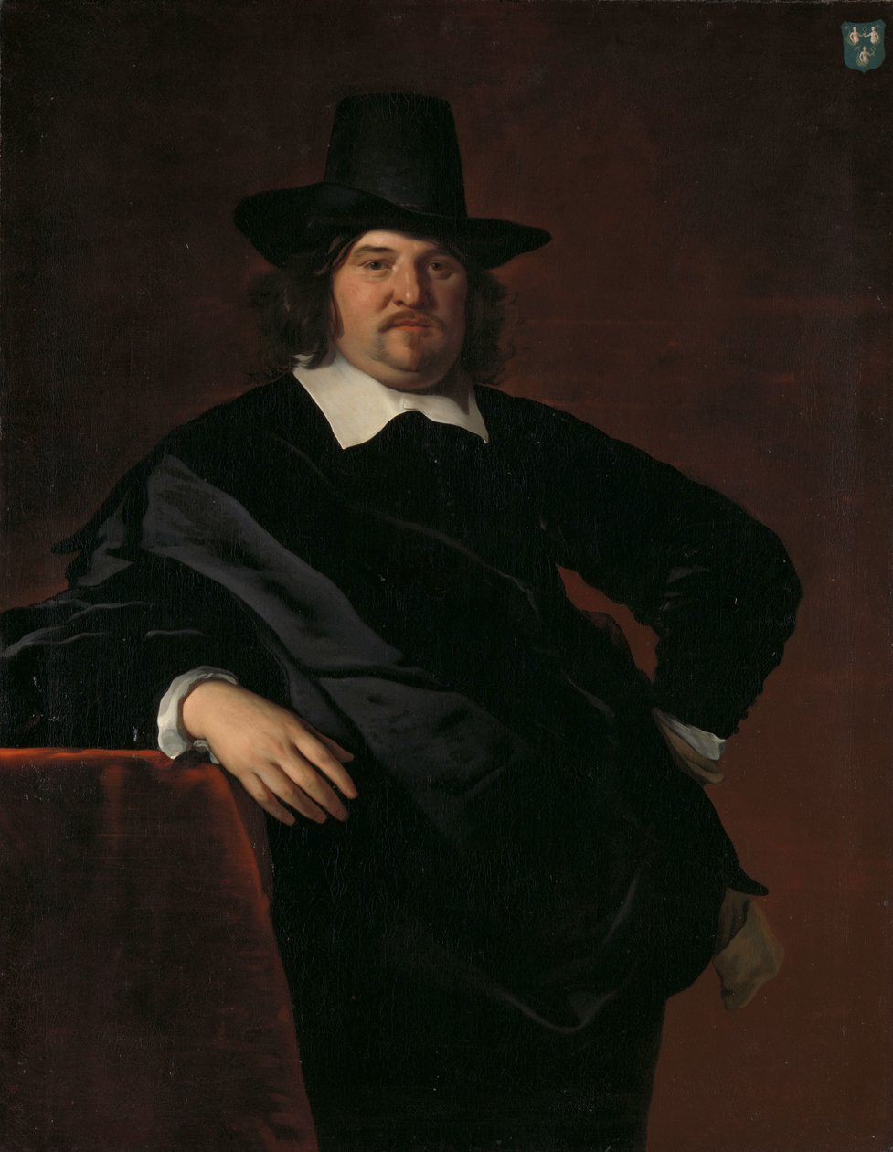 Abraham de Visscher (1605-67). Amszterdam kereskedő és a Dutch West India Company igazgatója alkotó: Abraham van den Tempel (attributed to)