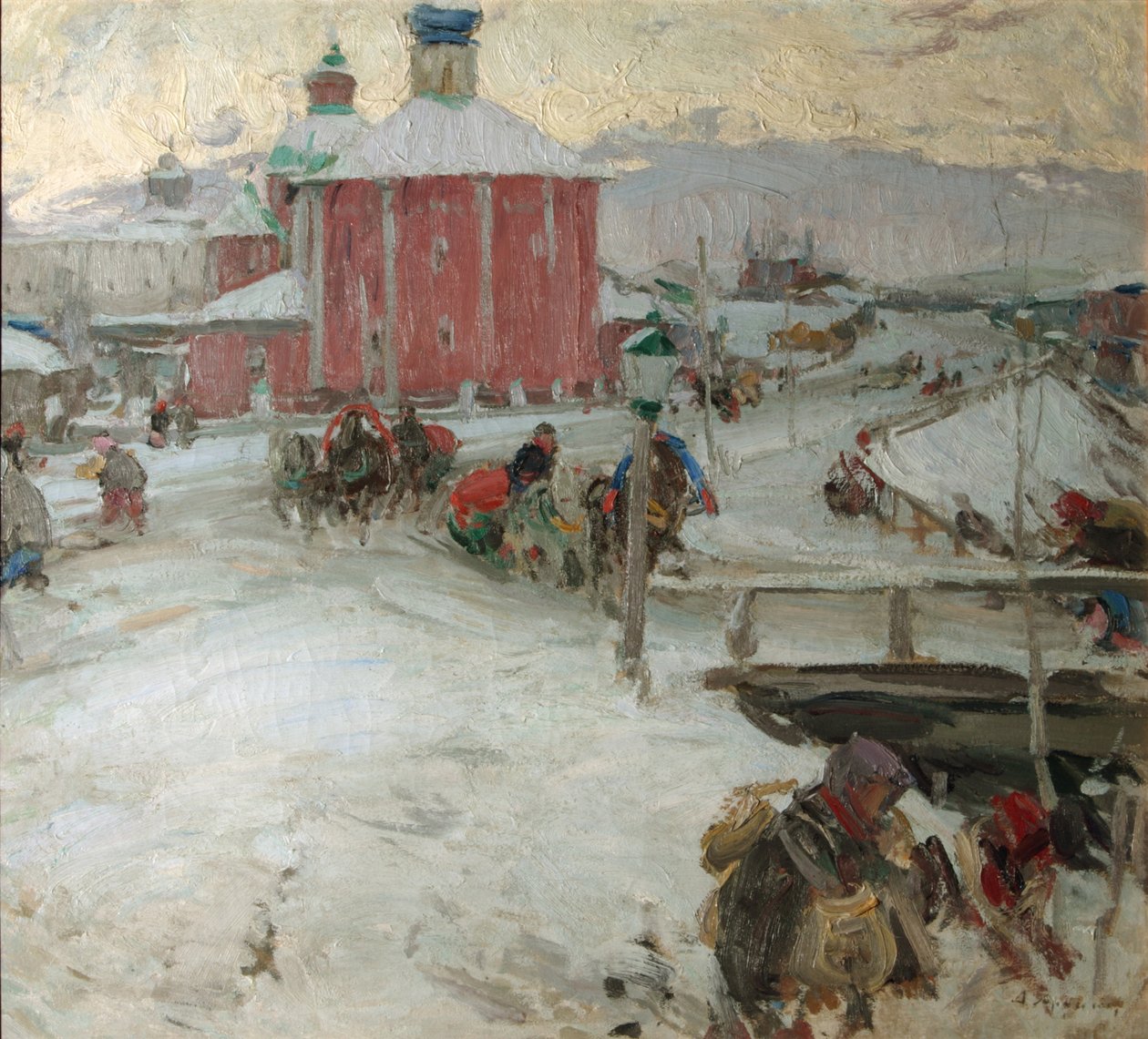 tél, 1909 alkotó: Abram Efimovich Arkhipov