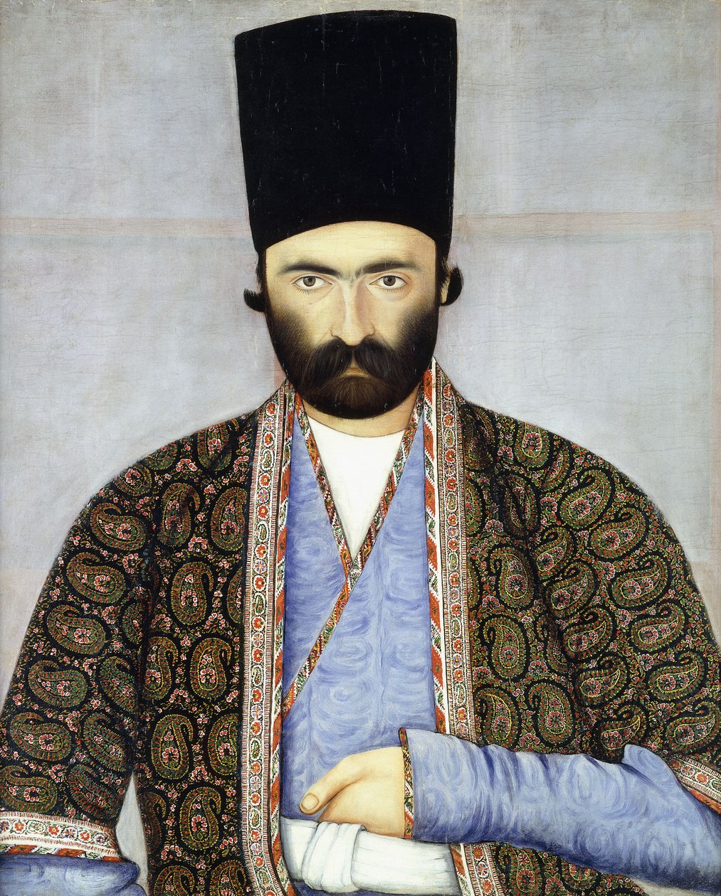 "Imad al Daulah, Imám Quli Khan portréja, 1855-1860 körül alkotó: Abul Hassan Ghaffari