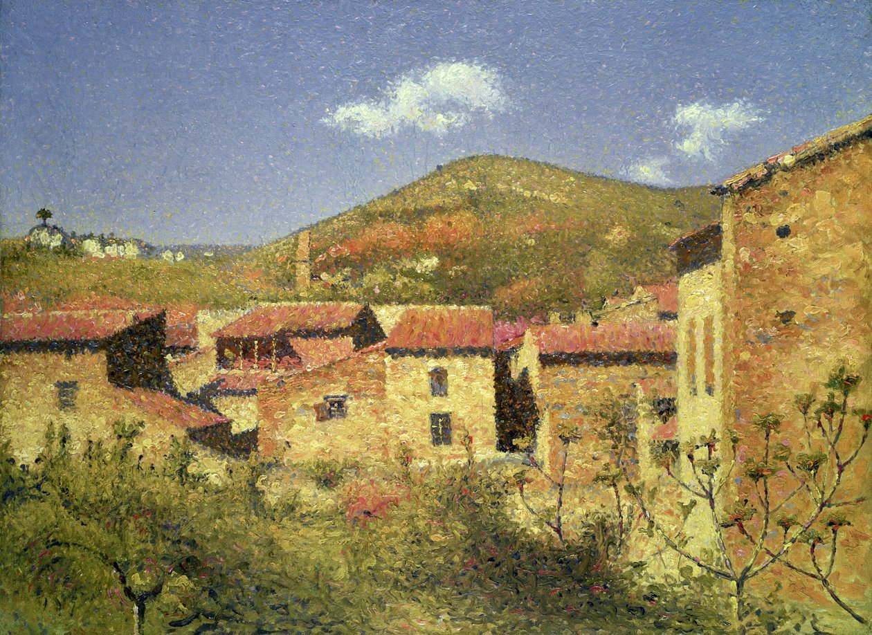 Táj Dél-Franciaországban alkotó: Achille Lauge