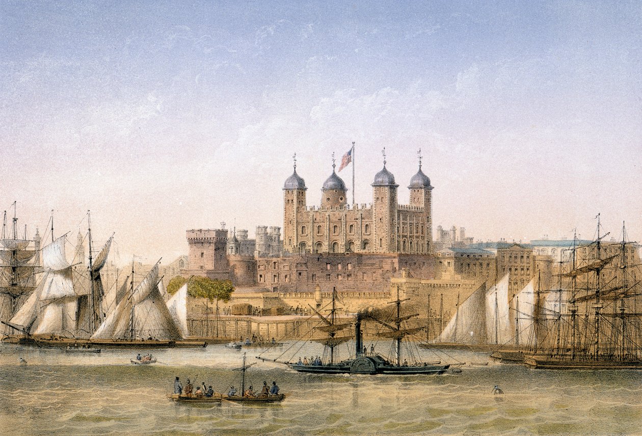 Londoni Tower, 1862 körül alkotó: Achille Louis Martinet