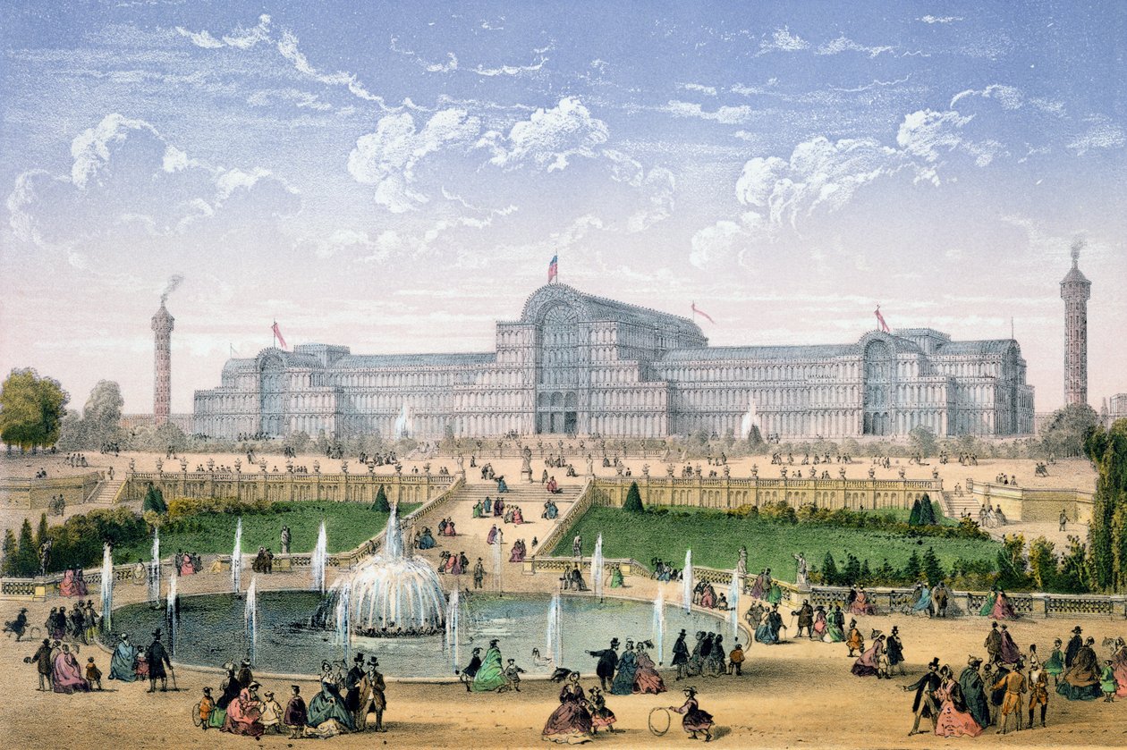 Crystal Palace, Sydenham, 1862 körül alkotó: Achille Louis Martinet
