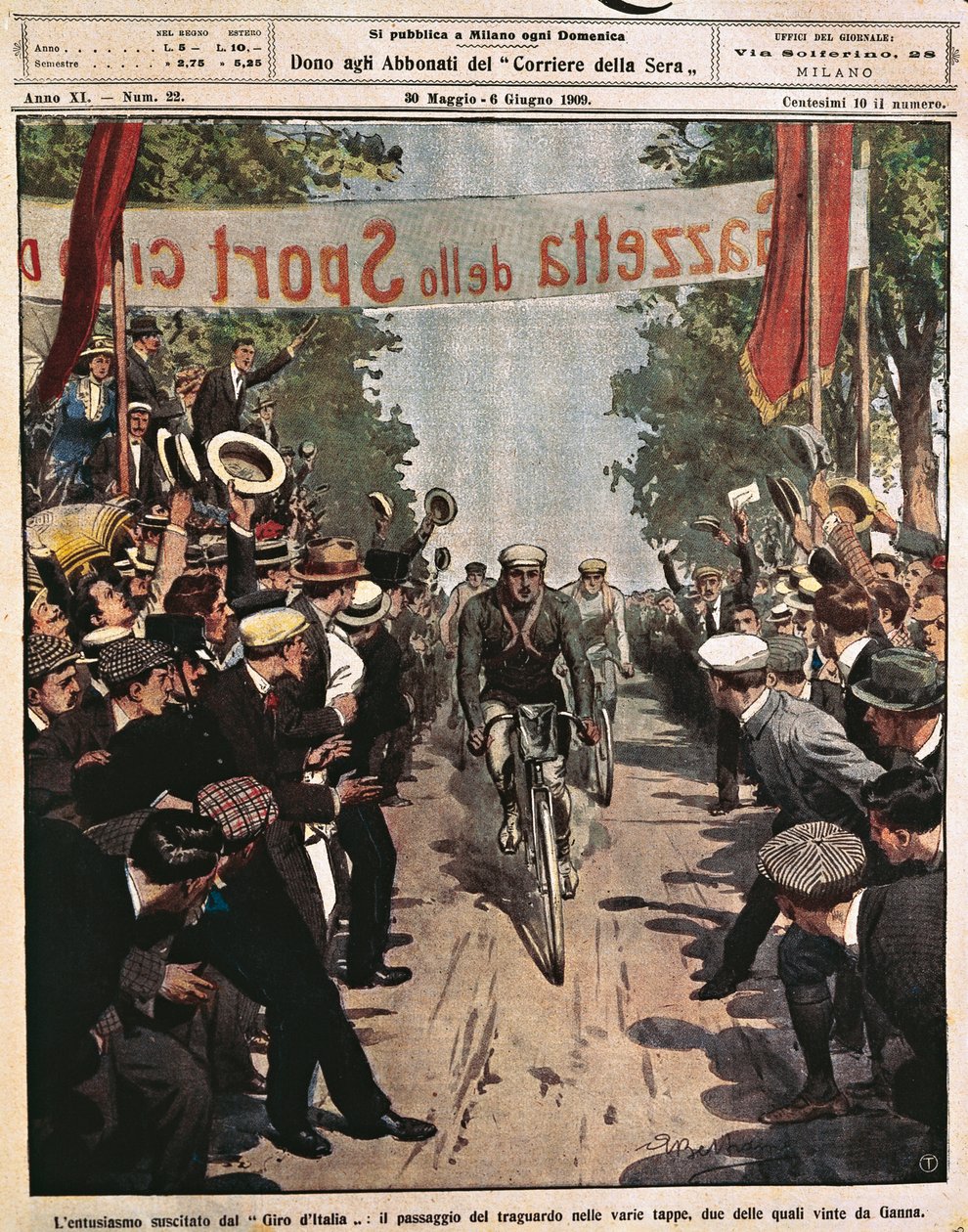 Kerékpárosok a Giro d