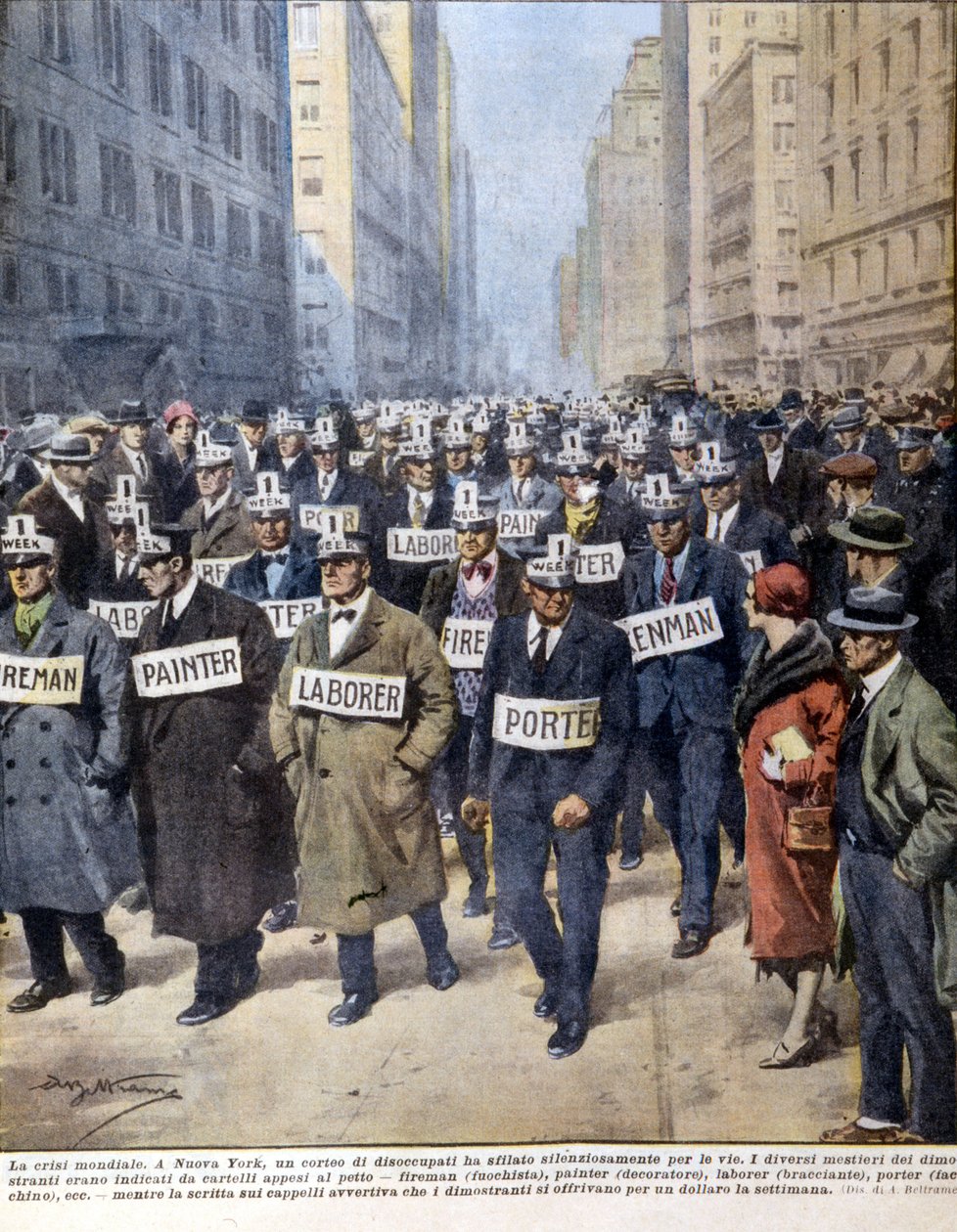 Munkanélküli New Yorkban – a „Futárvasárnapban” alkotó: Achille Beltrame