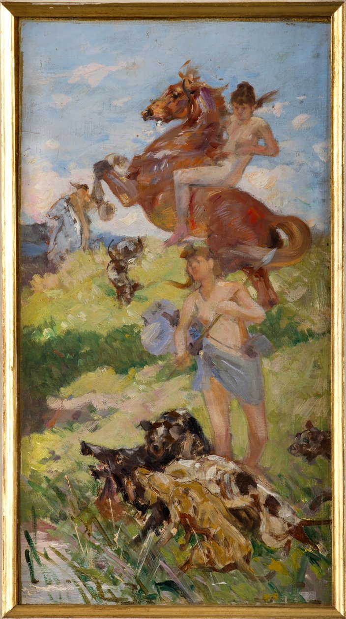 Vadászhelyszín alkotó: Achille Boschi