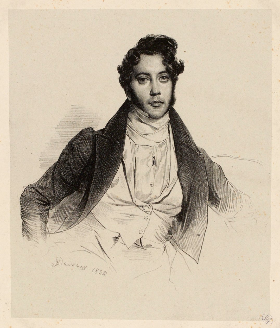 James Parry portréja alkotó: Achille Devéria