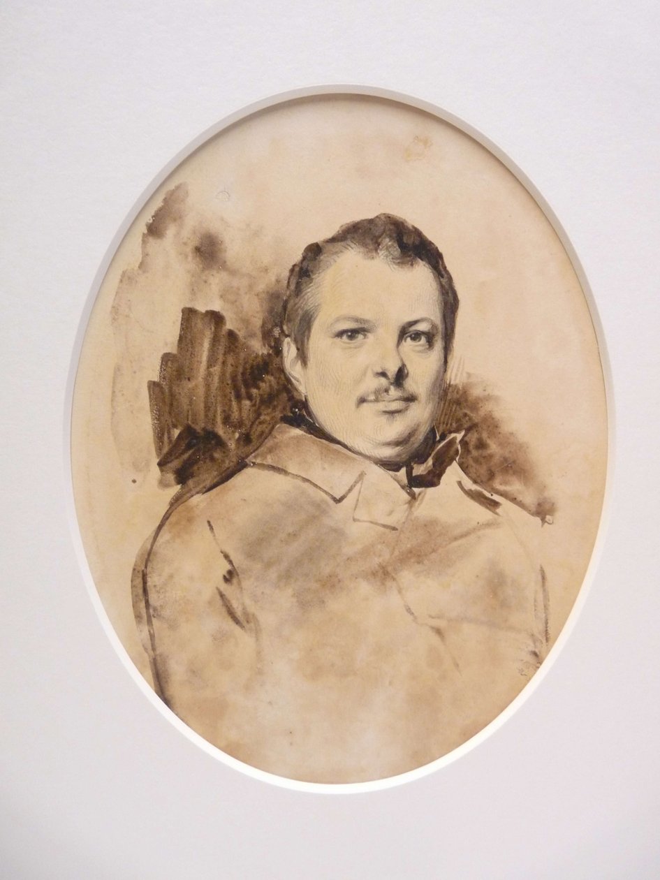 Honoré de Balzac portréja 1799-1850, c. 1829. alkotó: Achille Devéria