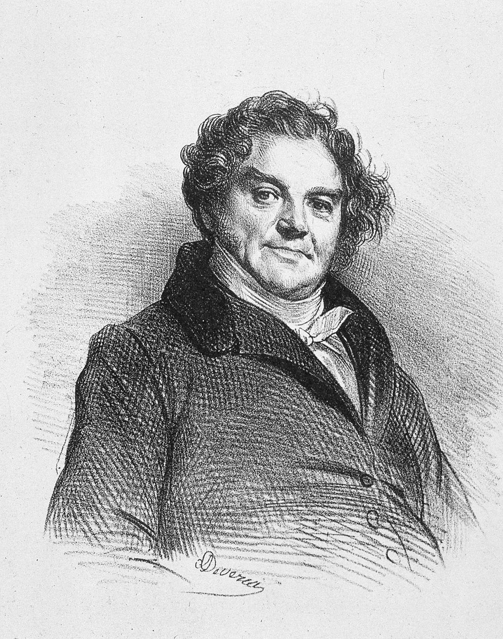 Vidocq portréja – Achille Devéria alkotó: Achille Devéria