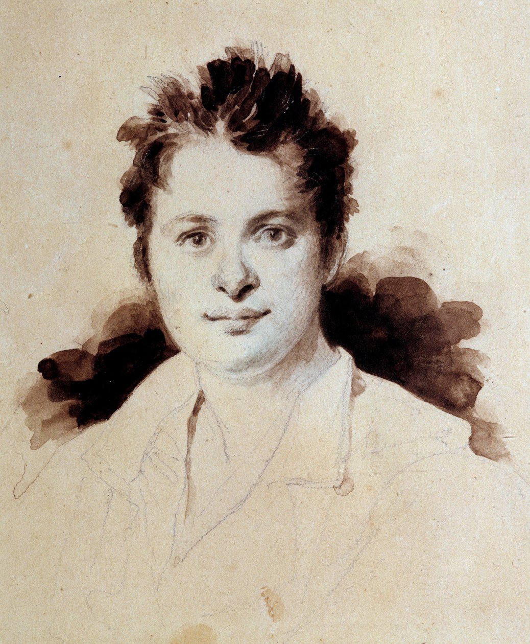 Honore de Balzac (1799-1850) francia író portréja Achilles Deveria (1800-1857) rajza XIX. Chantilly, Conde Múzeum. Coll. Lovenjoul. Engedélyezés az Institut de France-hoz alkotó: Achille Devéria
