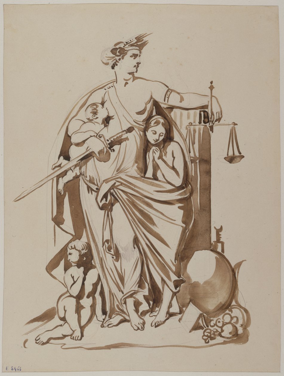 Az 1848-as köztársaság alkotó: Achille Devéria
