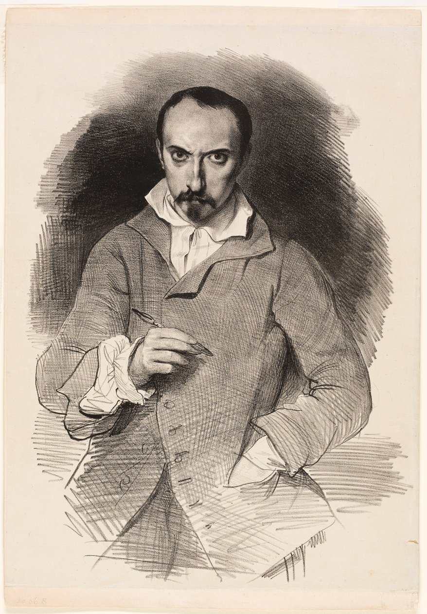 Önarckép alkotó: Achille Devéria