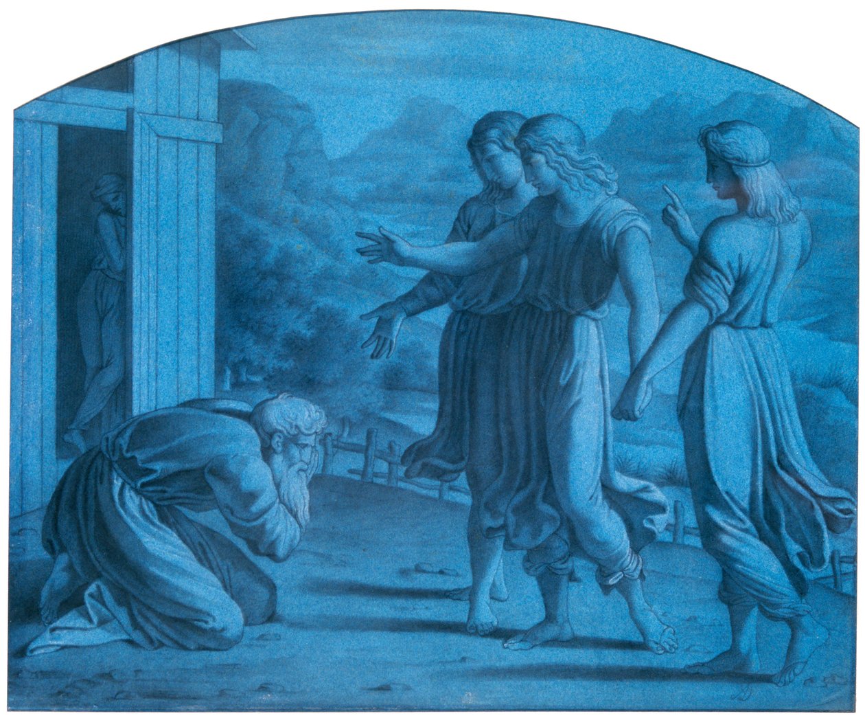 Ábrahám Hospitalite, 1820-1857 alkotó: Achille Devéria