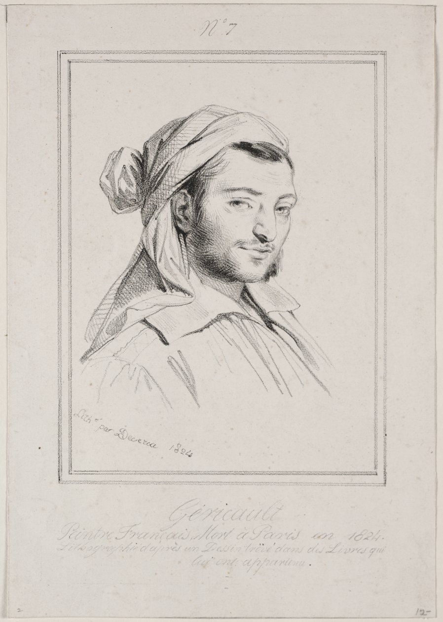 Theodore Gericault alkotó: Achille Devéria