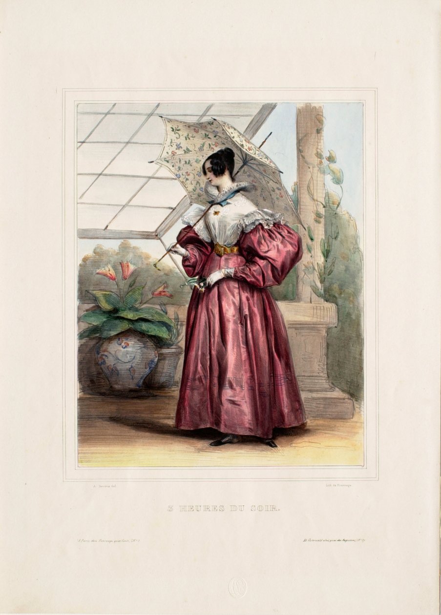 Délután három óra (A. Devéria asszony) alkotó: Achille Devéria