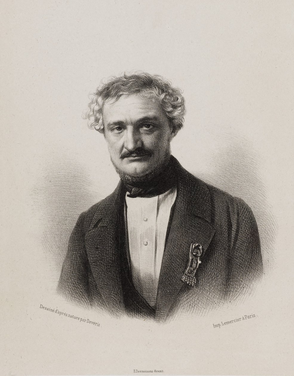 Nemzetgyűlés, a népképviselők galériája - Sylvain Guizard alkotó: Achille Devéria