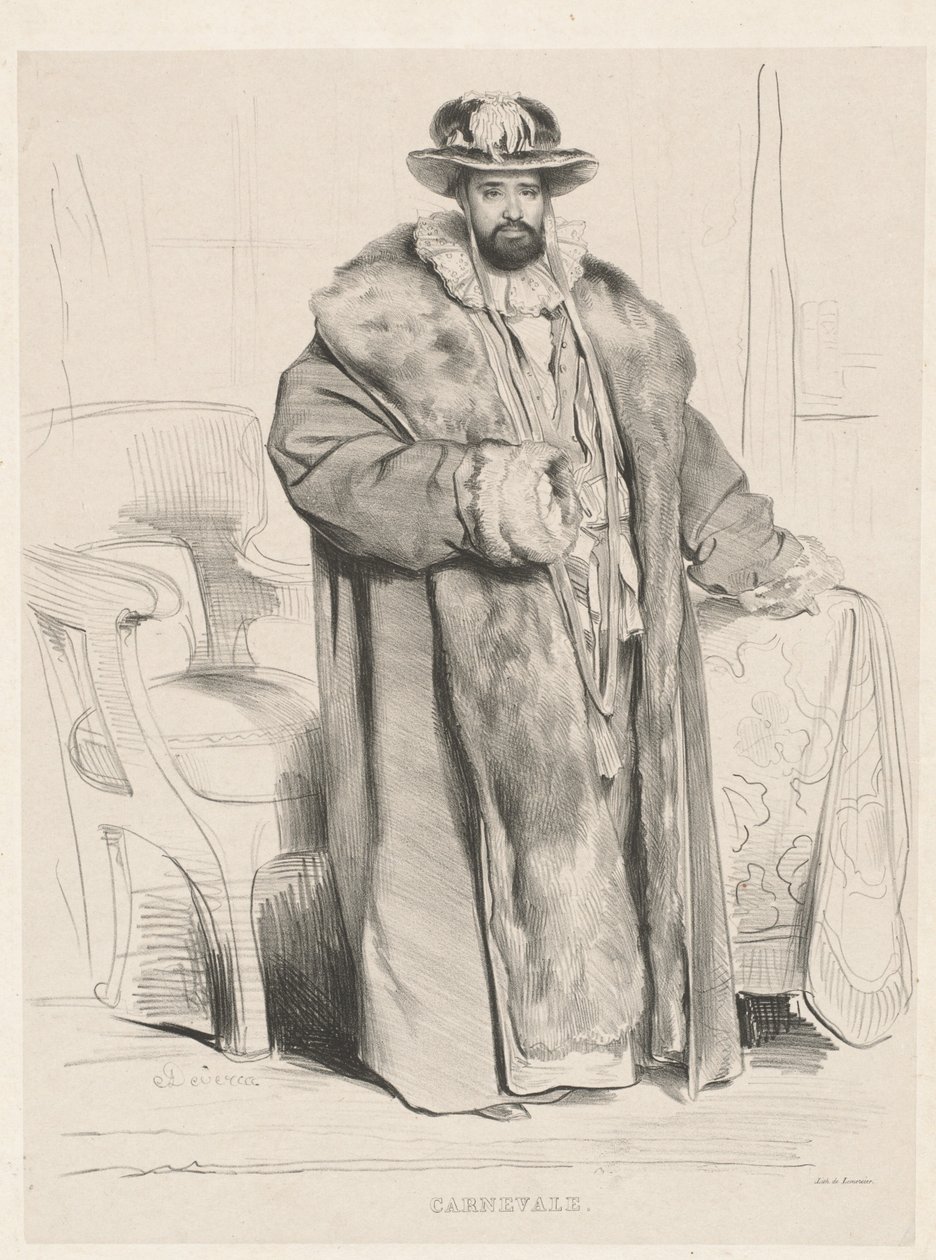 Carnevale alkotó: Achille Devéria