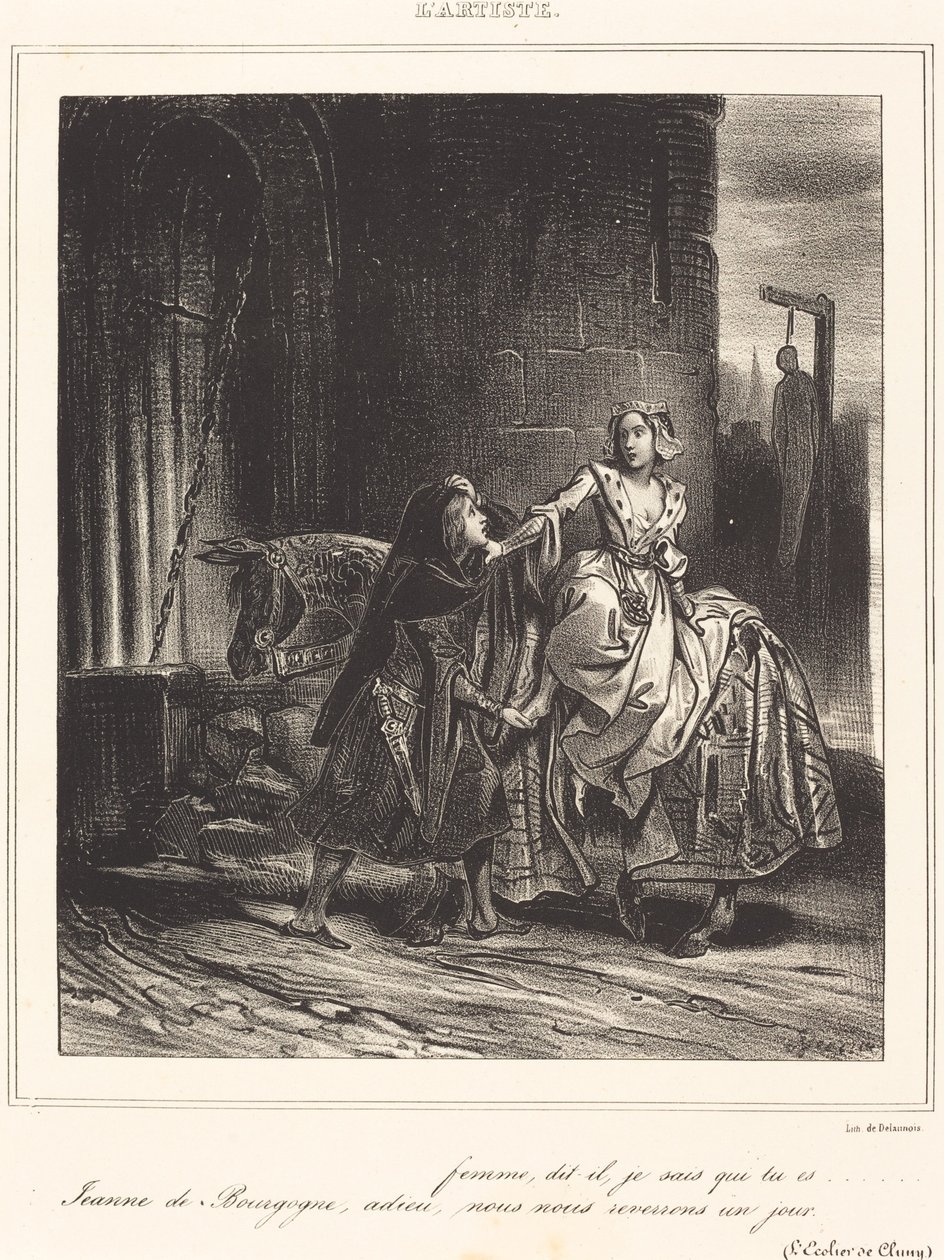 Burgundi Jánosné alkotó: Achille Devéria