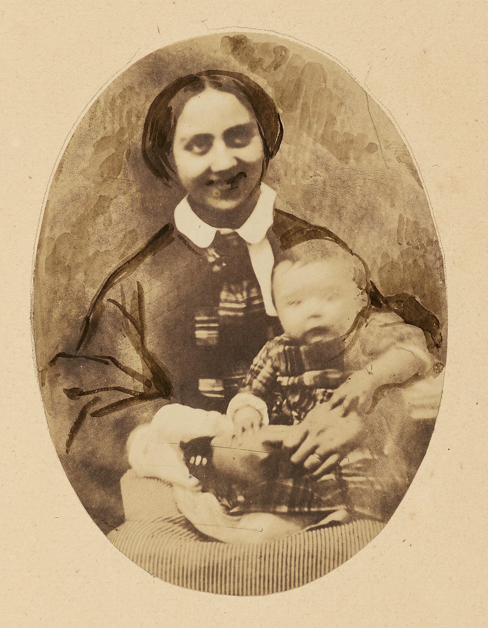 [Marie Devéria portréja fiával] alkotó: Achille Devéria