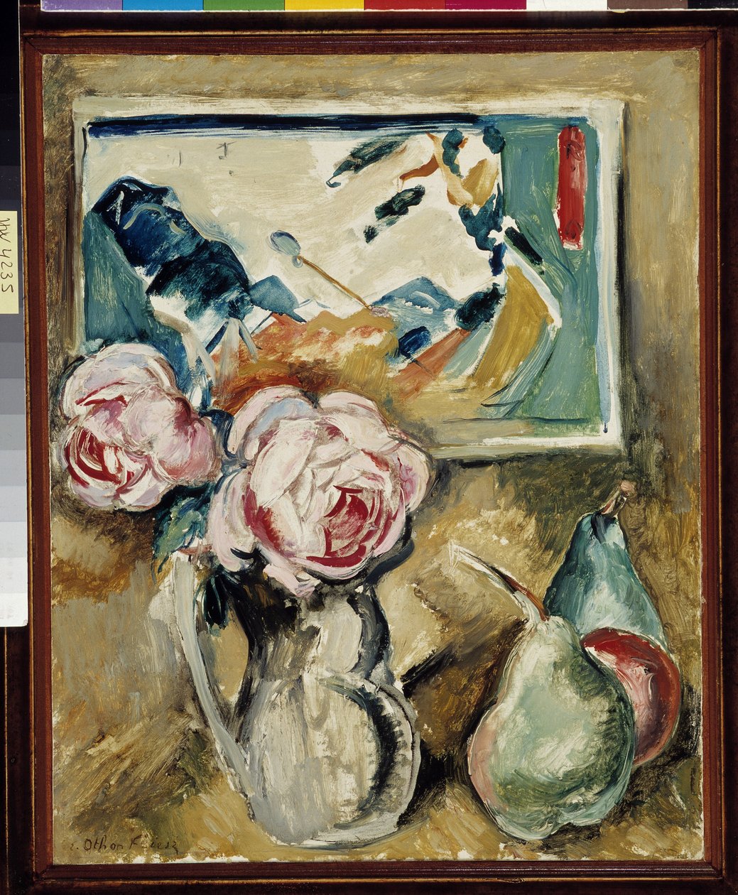 Őzbarna csendélet a „A mákföld” festményen alkotó: Achille Emile Othon Friesz