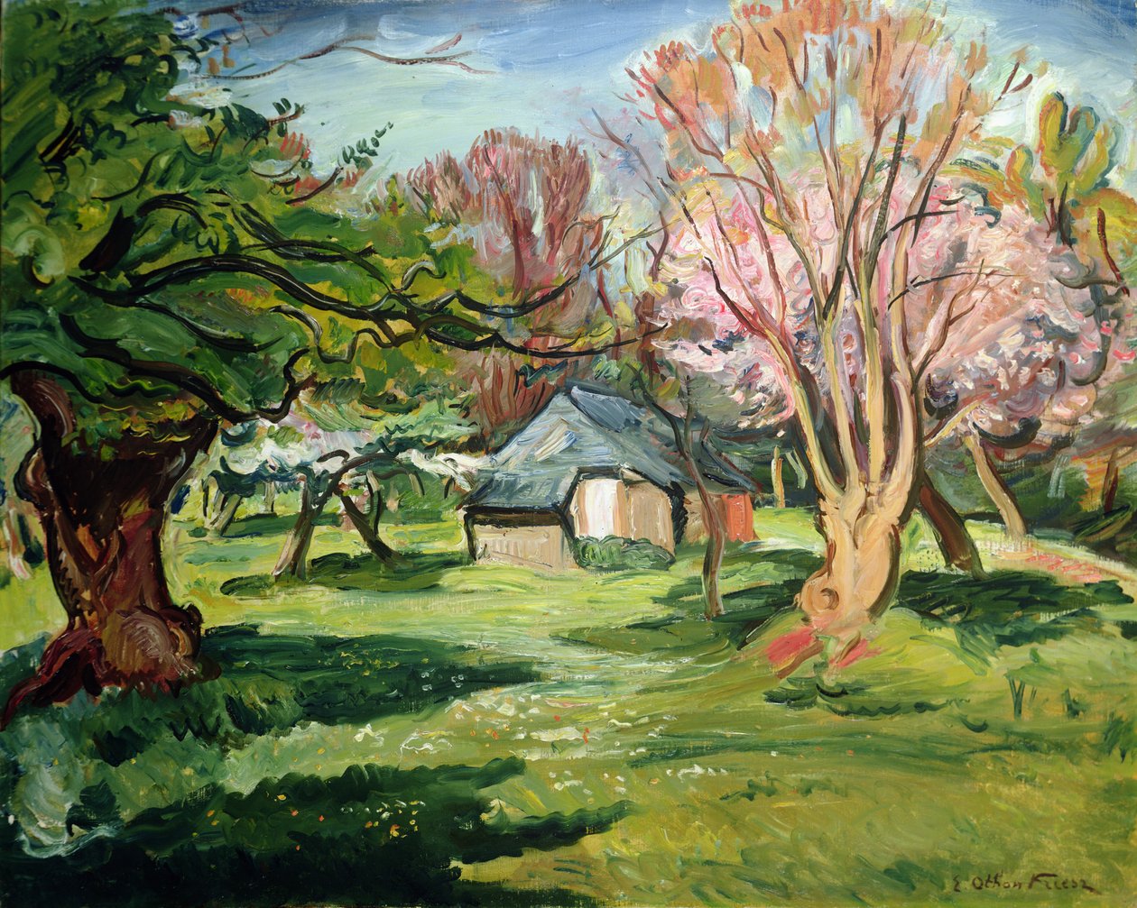 Ház a réten alkotó: Achille Emile Othon Friesz