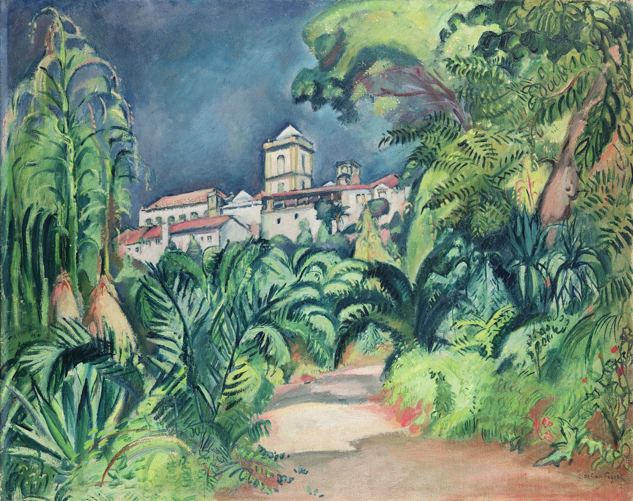 A Coimbrai Egyetem kertjei, Portugália alkotó: Achille Emile Othon Friesz