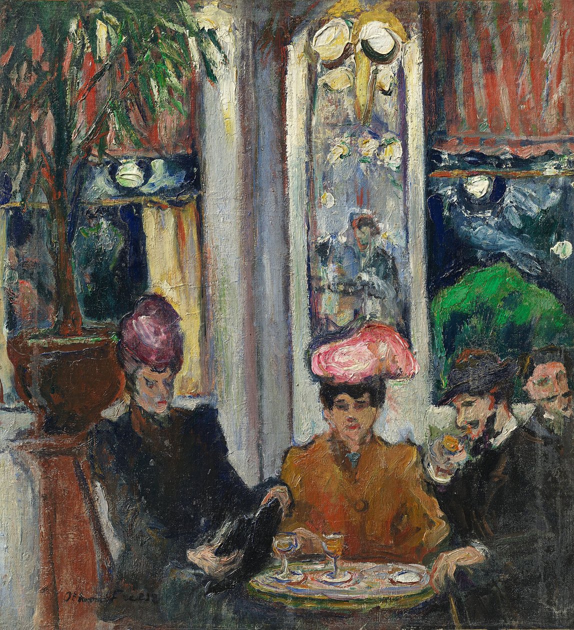 Jelenetek egy párizsi sörözőben alkotó: Achille Emile Othon Friesz