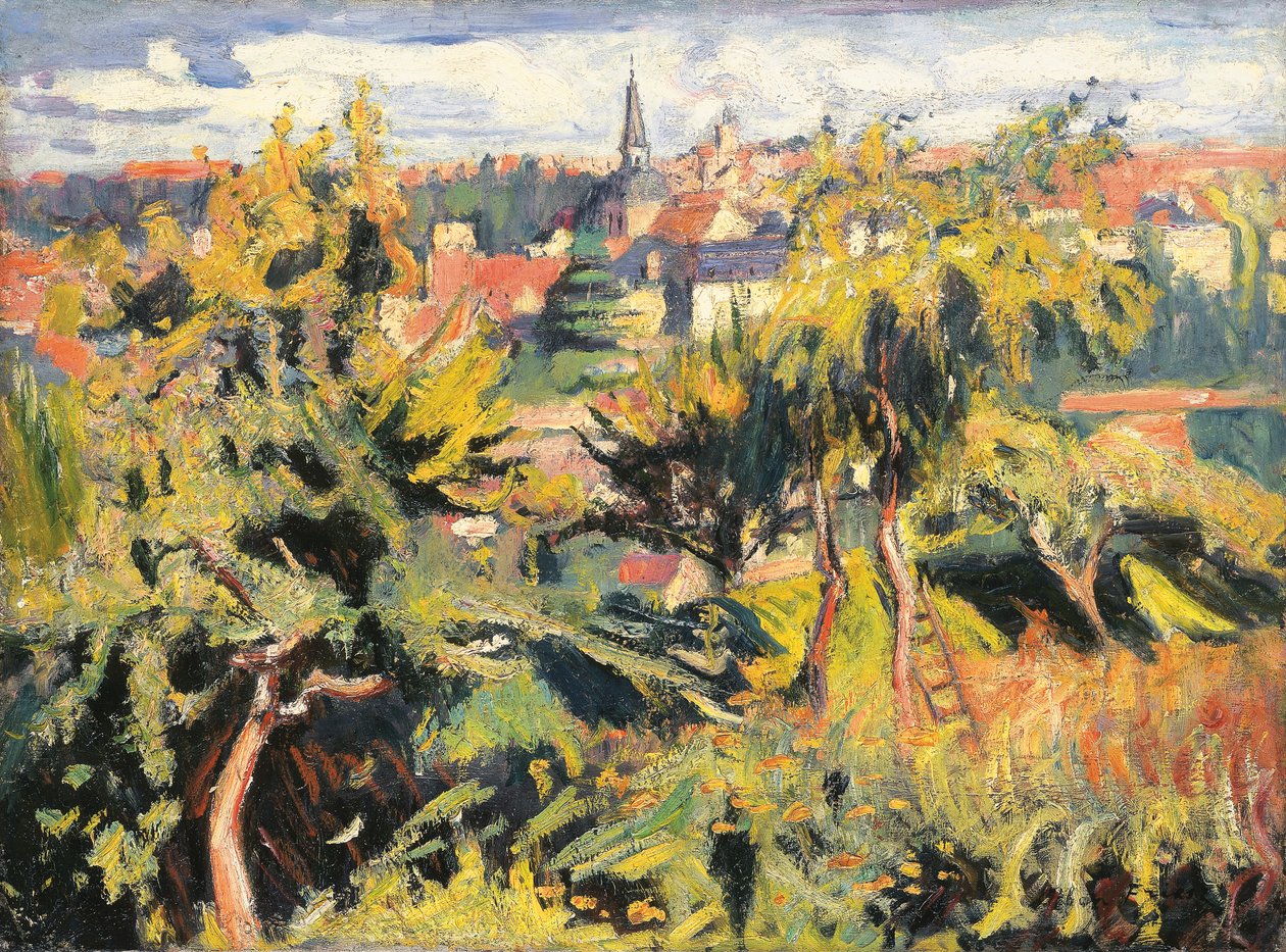 Kisváros a fák mögött alkotó: Achille Emile Othon Friesz