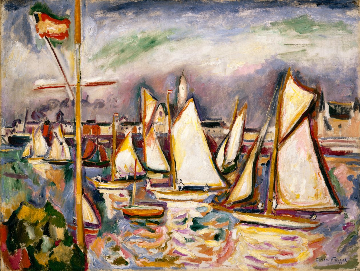 Az antwerpeni regatta alkotó: Achille Emile Othon Friesz