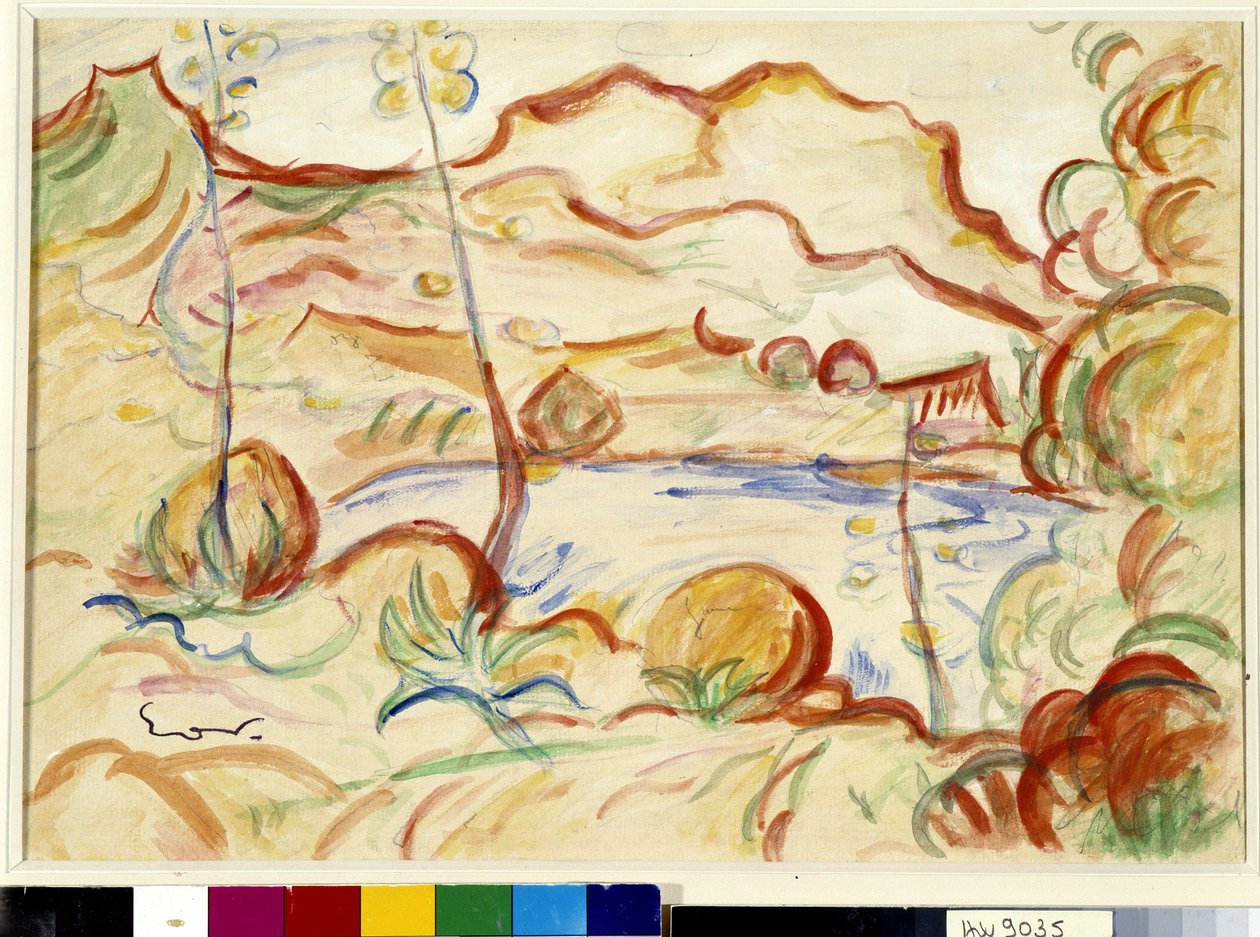 Kilátás a Cassisra, Cap Canaillere alkotó: Achille Emile Othon Friesz