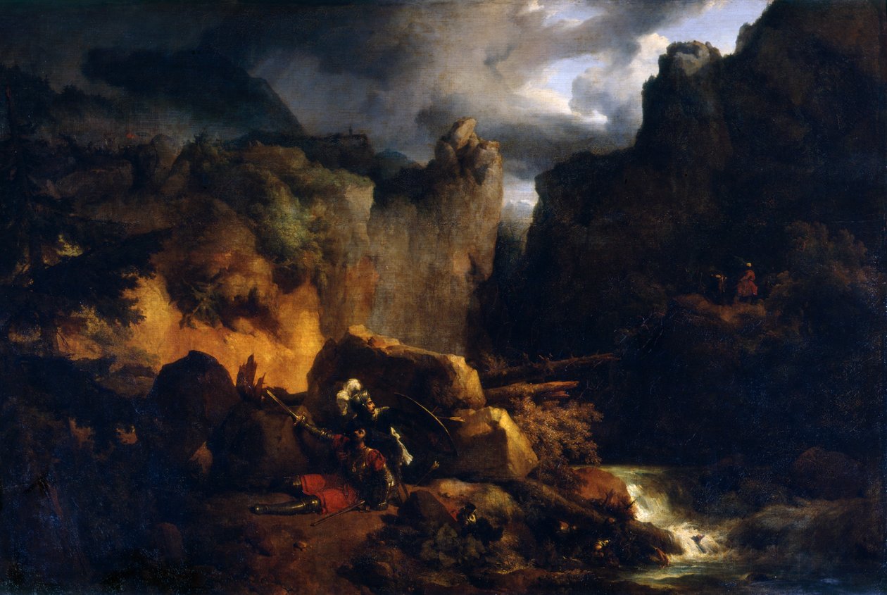 Roland halála, 1818 alkotó: Achille Etna Michallon