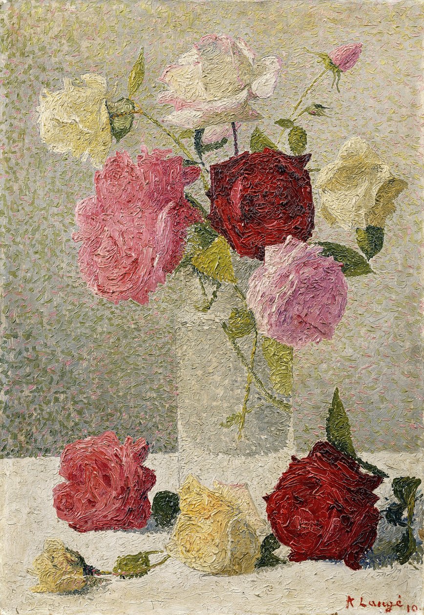 Rózsa vázában alkotó: Achille Lauge