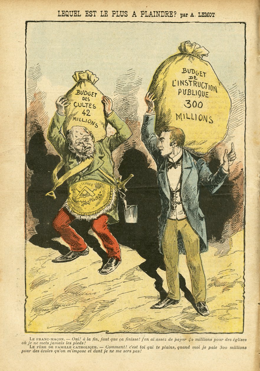 Illusztráció: Achille Lemot (1846-1909) a Le Pelerinben alkotó: Achille Lemot