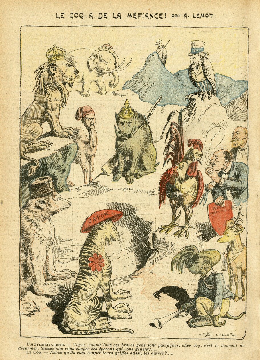 Illusztráció: Achille Lemot (1846-1909) a Le Pelerinben alkotó: Achille Lemot