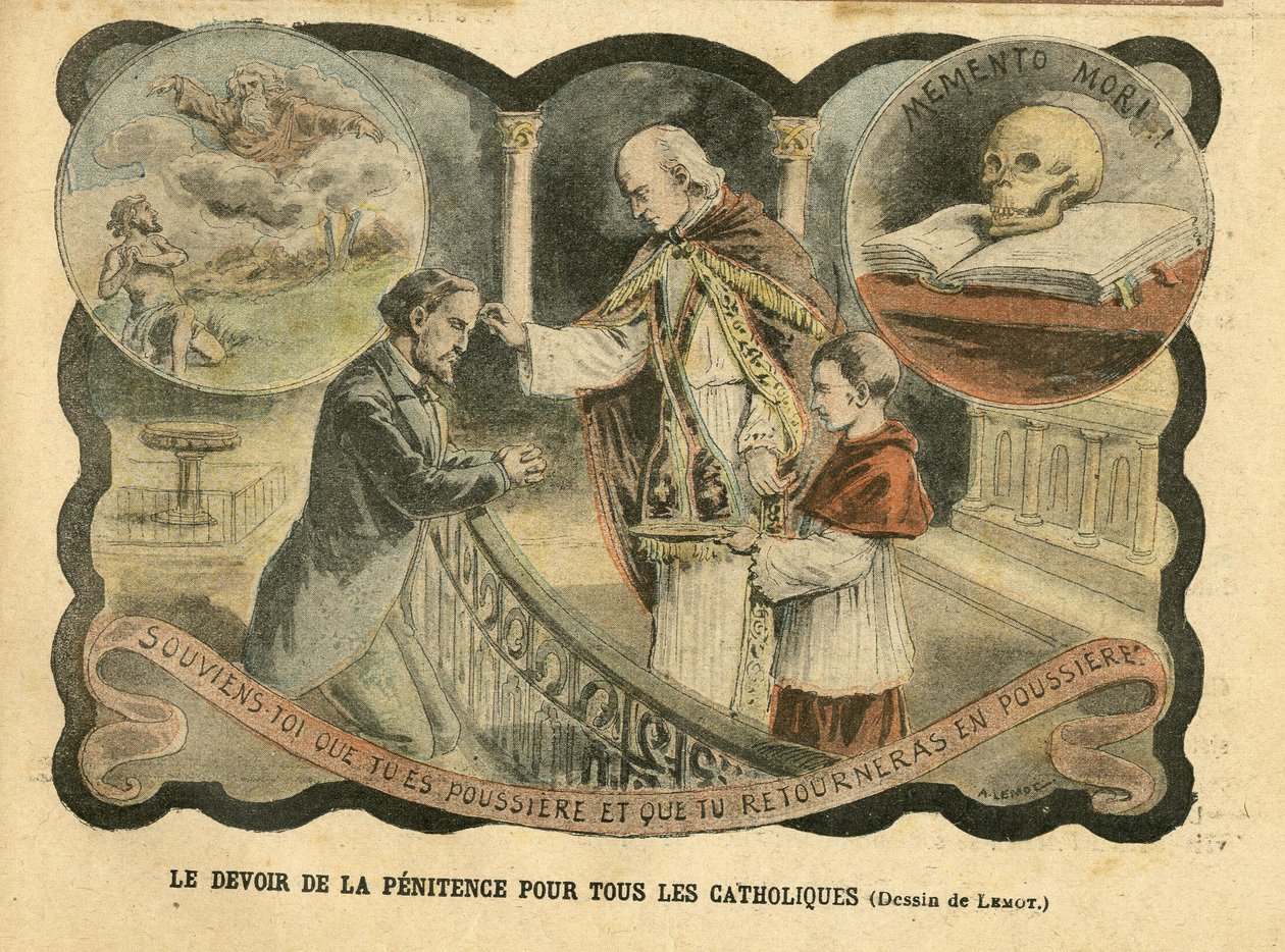 Illusztráció: Achille Lemot (1846-1909) a Le Pelerinben alkotó: Achille Lemot