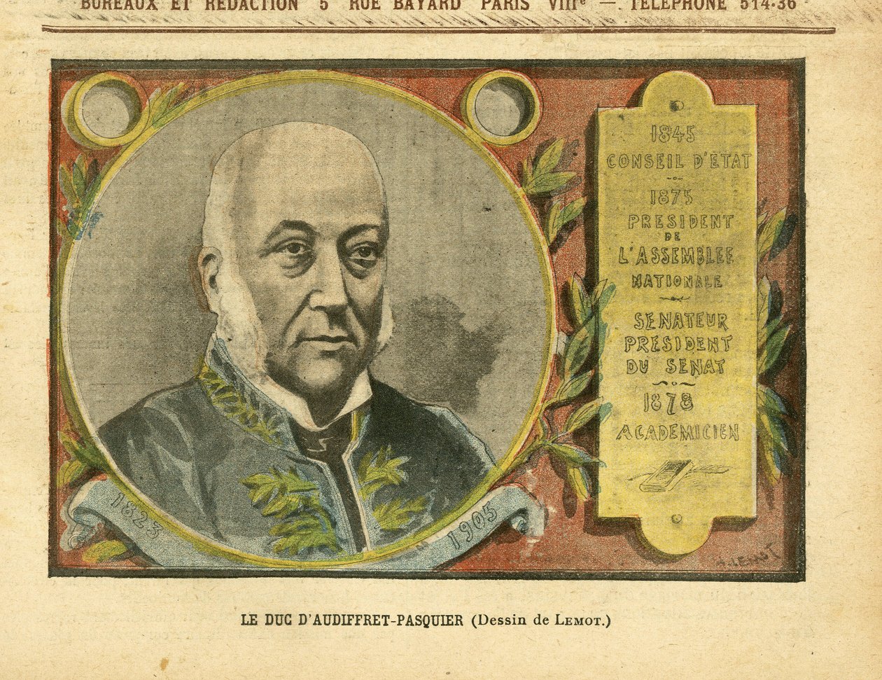 Illusztráció: Achille Lemot (1846-1909) a Le Pelerinben alkotó: Achille Lemot