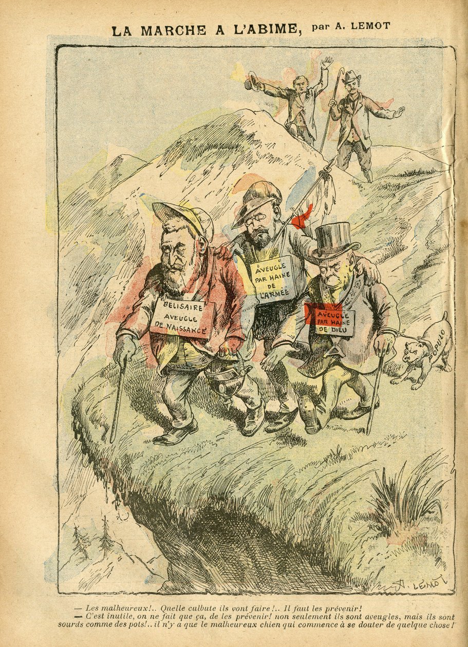 Illusztráció: Achille Lemot (1846-1909) a Le Pelerinben, 08.09.2007 - La marche à l