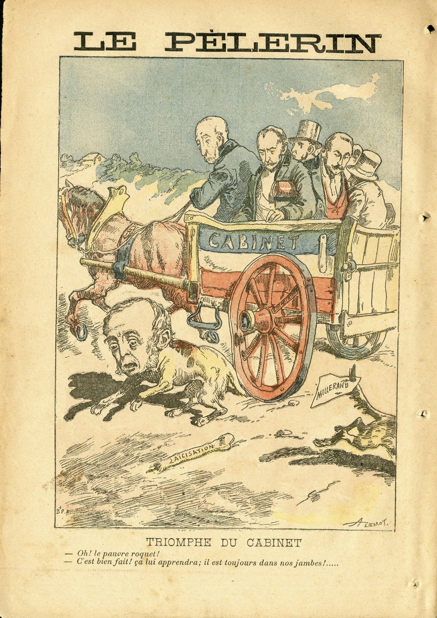 Achille Lemot (1846-1909) illusztrációja a Le Pelerinben alkotó: Achille Lemot