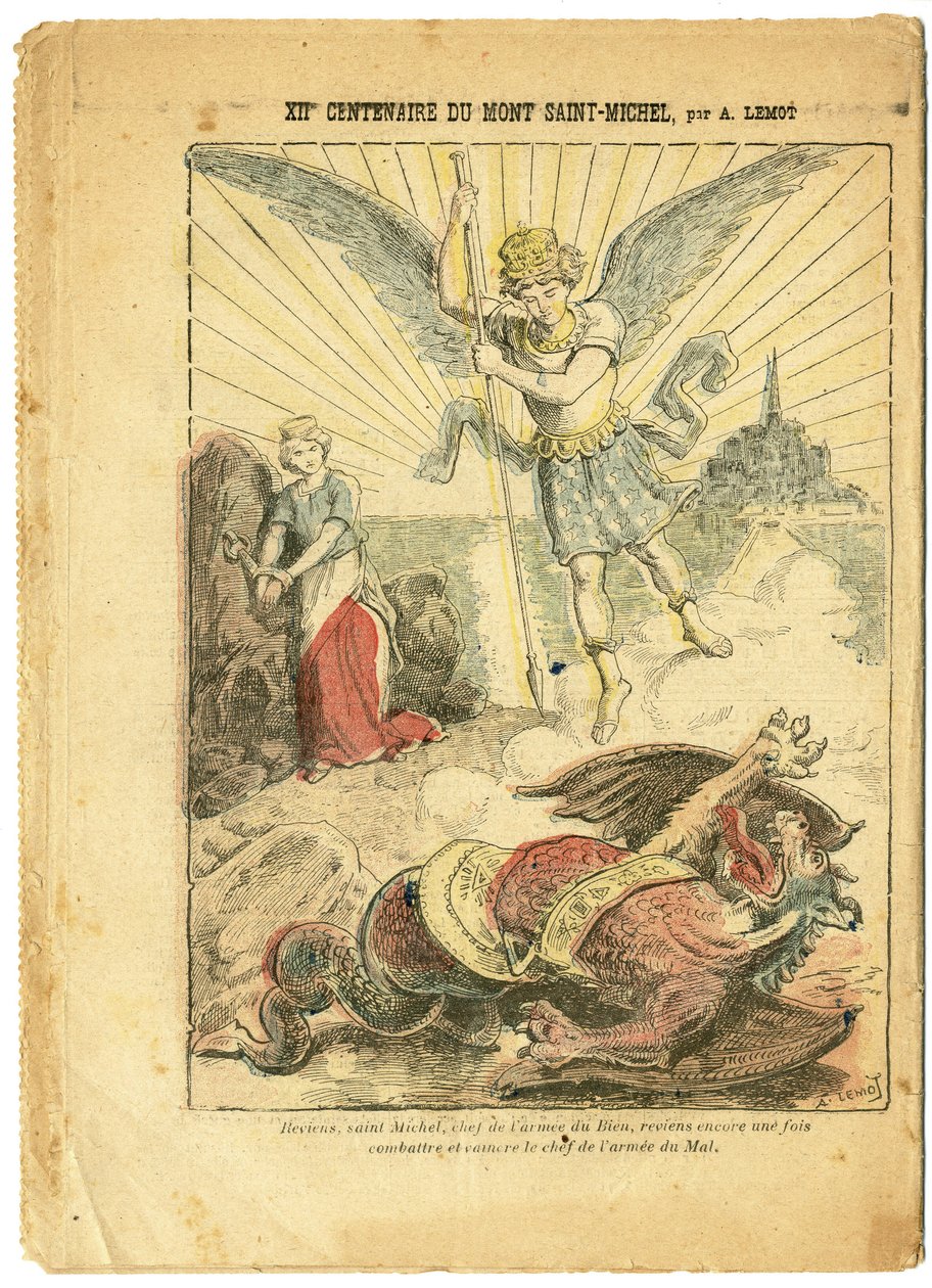 Achille Lemot (1846-1909) illusztrációja a Le Pelerinben alkotó: Achille Lemot