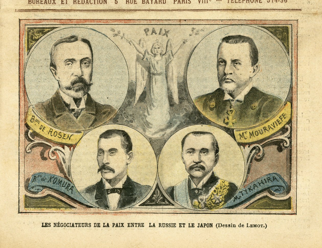 Achille Lemot (1846-1909) illusztrációja a Le Pelerinben alkotó: Achille Lemot