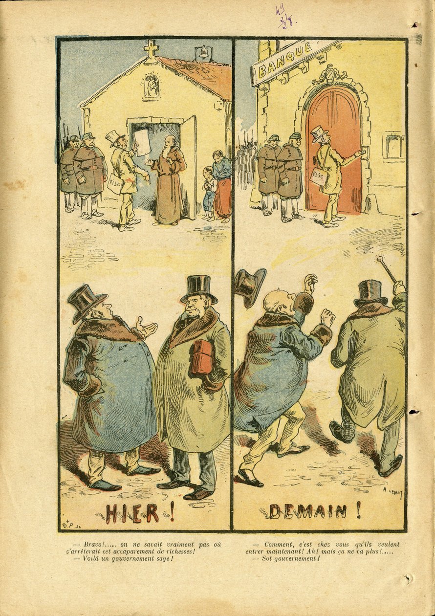 Achille Lemot (1846-1909) illusztrációja a Le Pelerinben alkotó: Achille Lemot