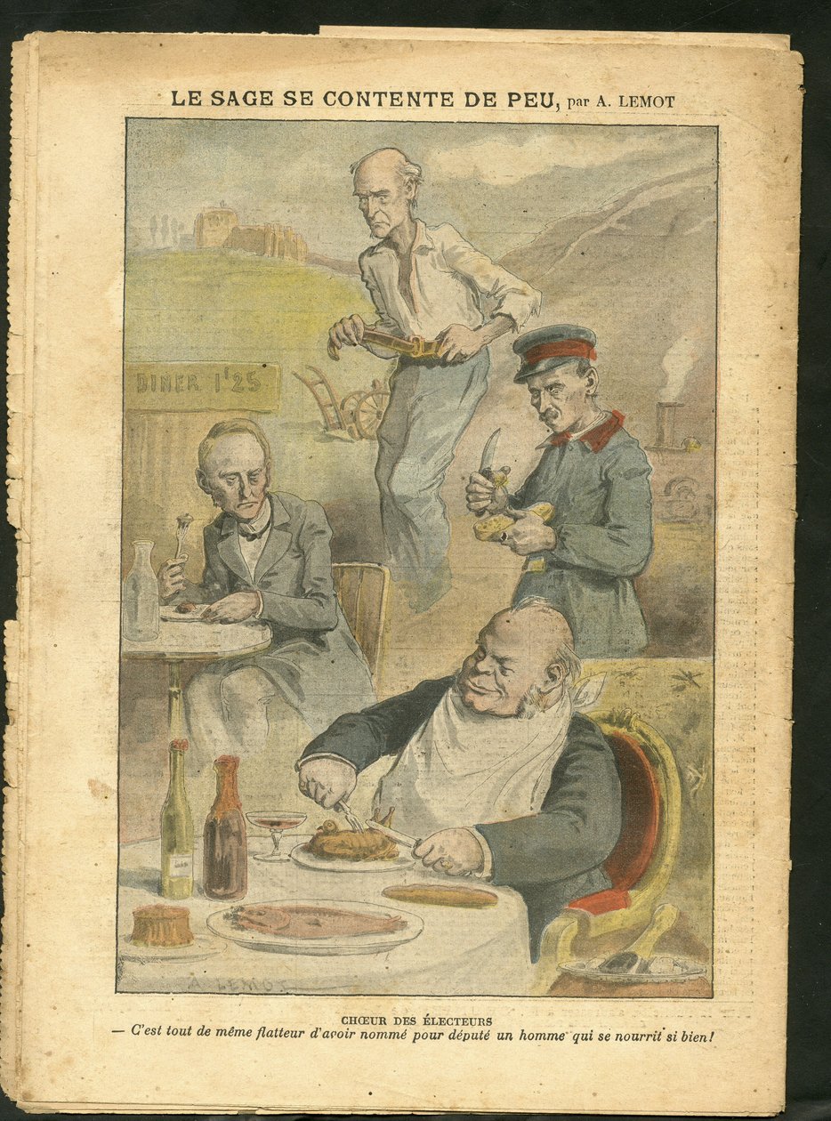 Achille Lemot (1846-1909) illusztrációja a Le Pelerinben alkotó: Achille Lemot