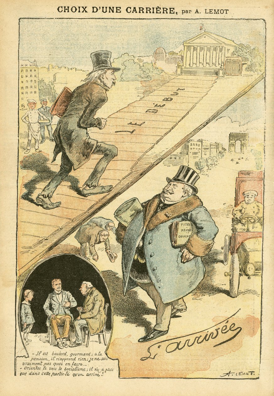 Achille Lemot (1846-1909) illusztrációja a Le Pelerinben alkotó: Achille Lemot