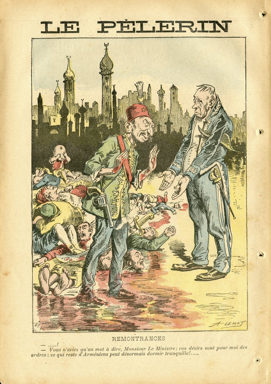 Achille Lemot (1846-1909) illusztrációja a Le Pelerinben alkotó: Achille Lemot