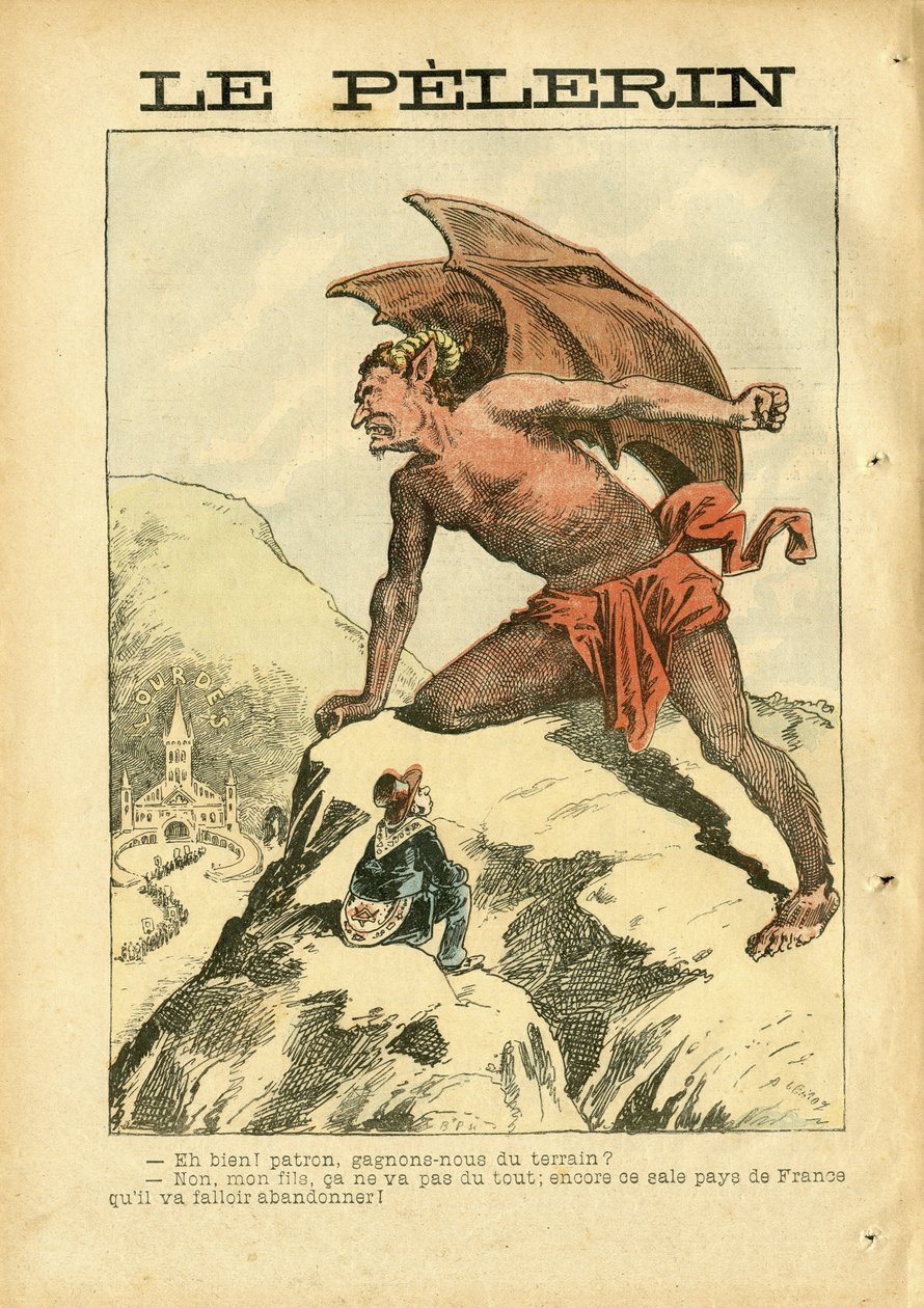 Achille Lemot (1846-1909) illusztrációja a Le Pelerinben alkotó: Achille Lemot