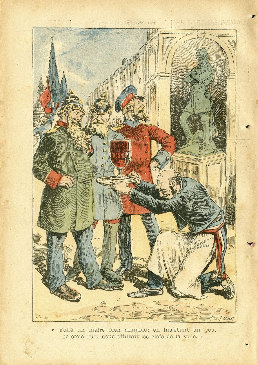 Achille Lemot (1846-1909) illusztrációja a Le Pelerinben alkotó: Achille Lemot