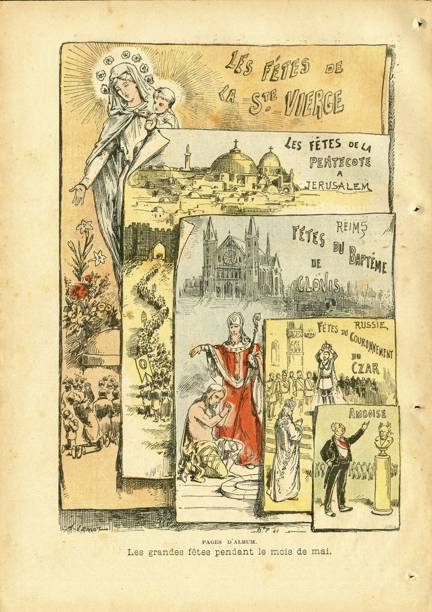 Achille Lemot (1846-1909) illusztrációja a Le Pelerinben alkotó: Achille Lemot