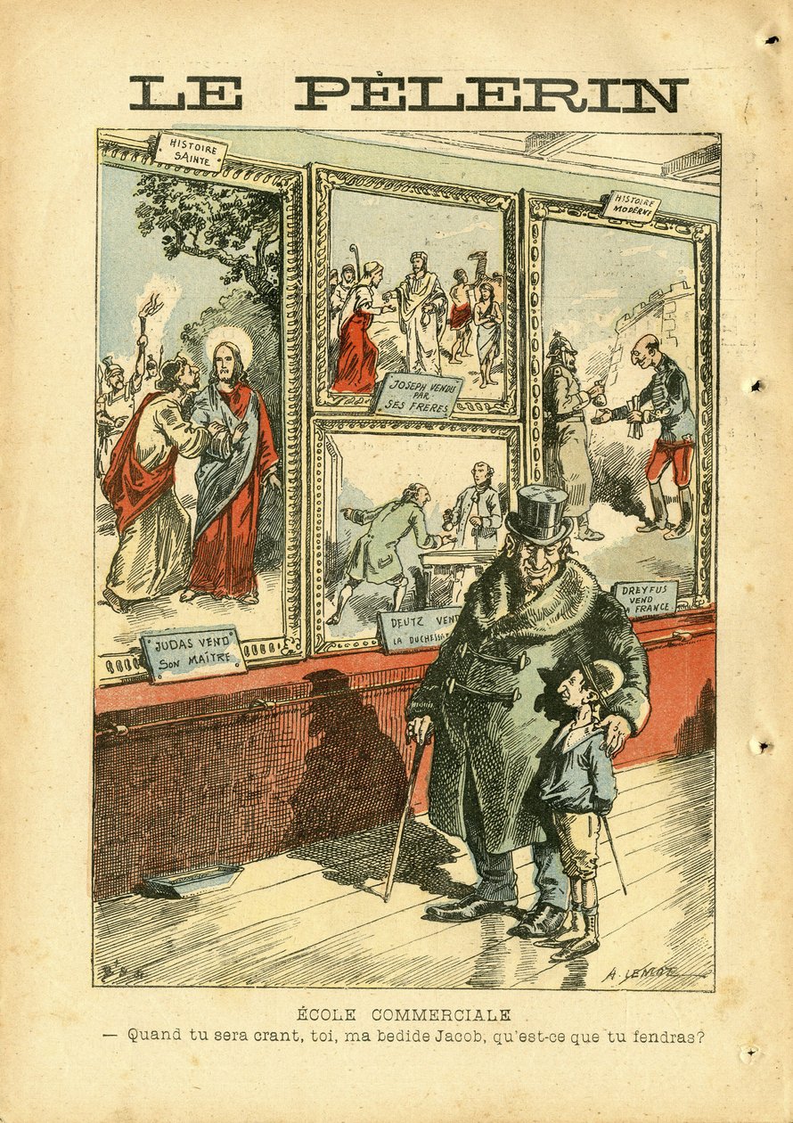 Achille Lemot (1846-1909) illusztrációja a Le Pelerinben alkotó: Achille Lemot