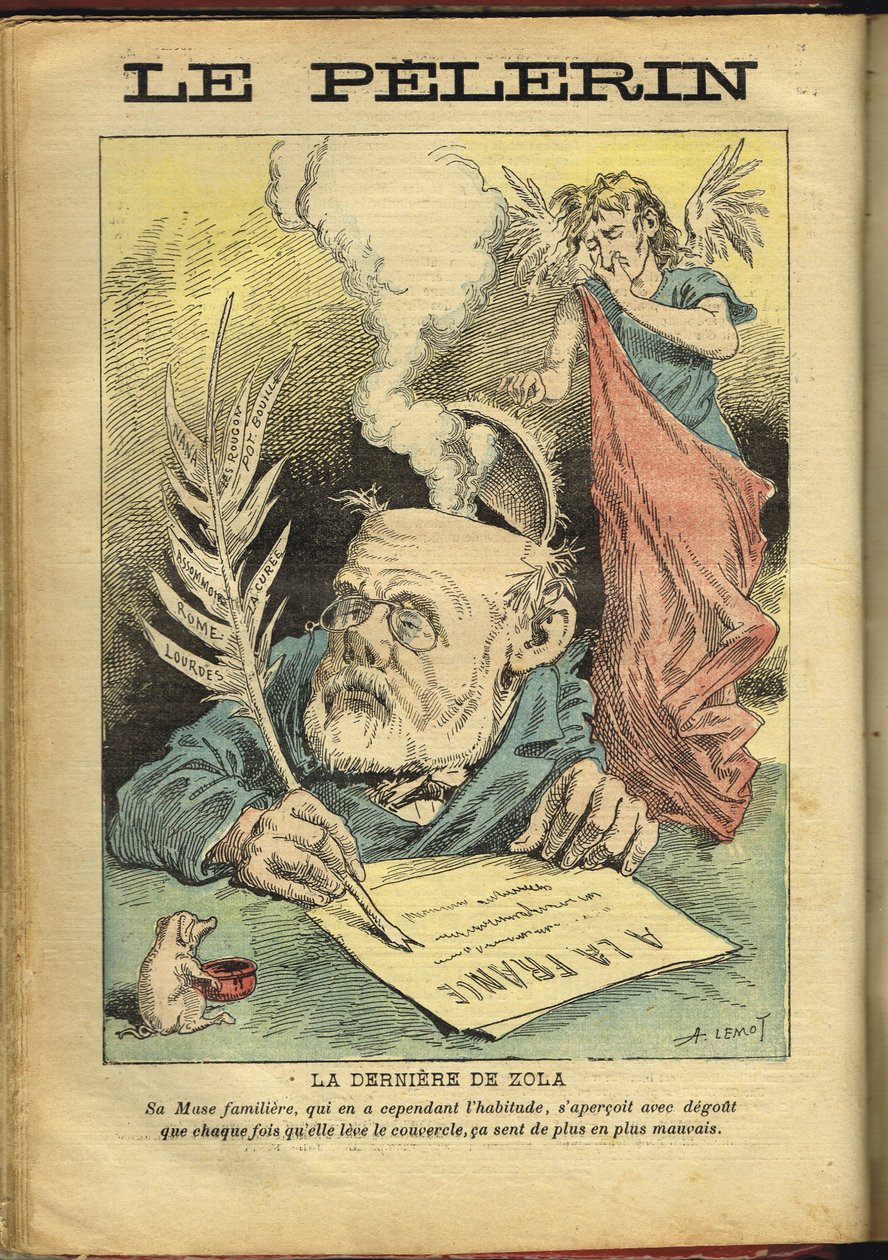 Achille Lemot (1846-1909) illusztrációja a Le Pelerinben alkotó: Achille Lemot